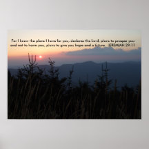 Mt. Mitchell North Carolina - Jeremiah 29:11 Print