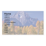 Mt. Moran, Grand Teton National Park, Wyoming Business Card Template
