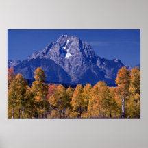 Mt. Moran, Grand Teton National Park, Wyoming Posters