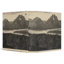 Mt Moran, Wyo Vinyl Binders
