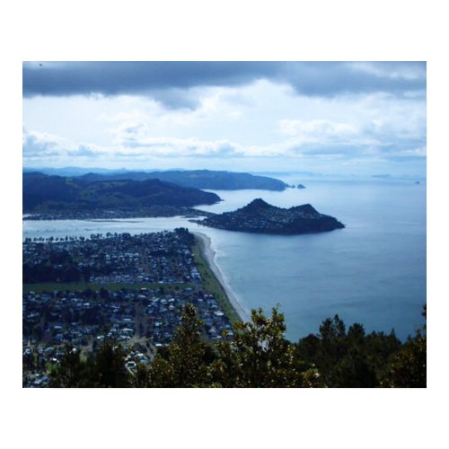 Mt Paku from Pauanui Hilltop print
