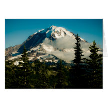 Mt. Rainier at Tolmie Peak Card