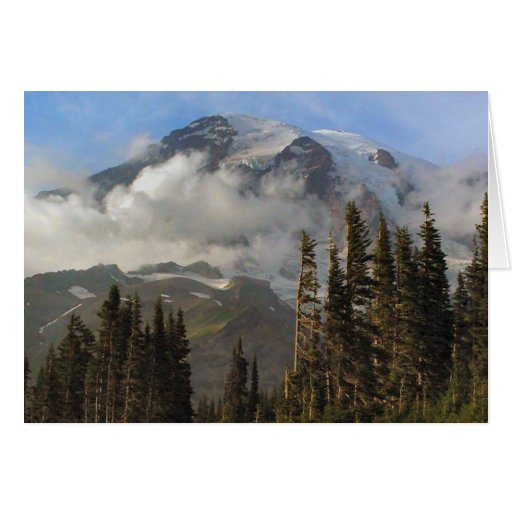 Mt Rainier Greeting Cards