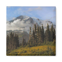 Mt Rainier Refrigerator Magnet