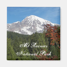 Mt Rainier National Park Magnet