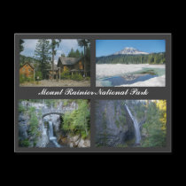 Mt. Rainier National Park postcard