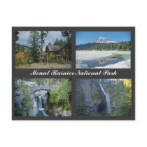 Mt. Rainier National Park postcard by tompurse Mt. Rainier National Park postcard