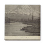 Mt Rainier Steilacoom Beach Refrigerator Magnets