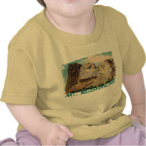 Mt. Rushmore Painted Baby Shirt