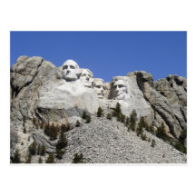 Mt Rushmore Postcard