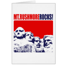 Mt. Rushmore Rocks! Card