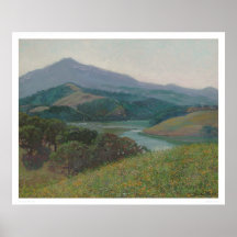 Mt. Tamalpais from Corte Madera Creek (1153) Poster