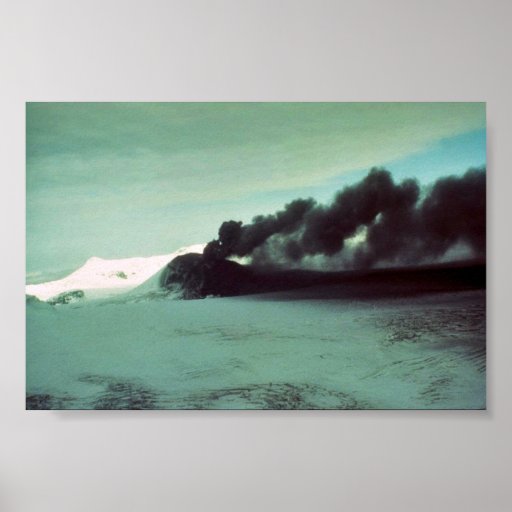 Mt. Veniaminof Erupting Posters