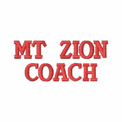 Mt Zion Coach Embroidered Shirt Mt Zion Coach Embroidered Shirt