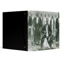 Mtesa,the Emperor of Uganda and other chiefs 3 Ring Binders