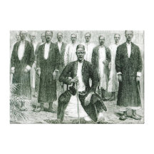 Mtesa,the Emperor of Uganda and other chiefs Canvas Prints