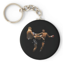 Muay Thai Boxing Action Keychain