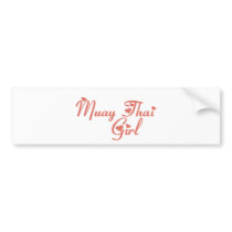 Muay Thai bumper stickers by republicofsport Muay Thai bumper stickers