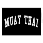 Muay Thai cards