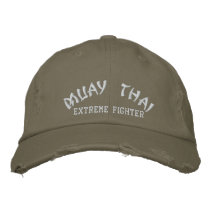 Muay Thai embroidered hats