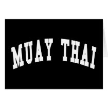 Muay Thai Greeting Card
