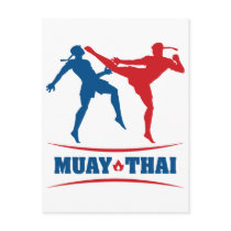 Muay Thai Postcard