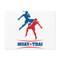 Muay Thai Post Card