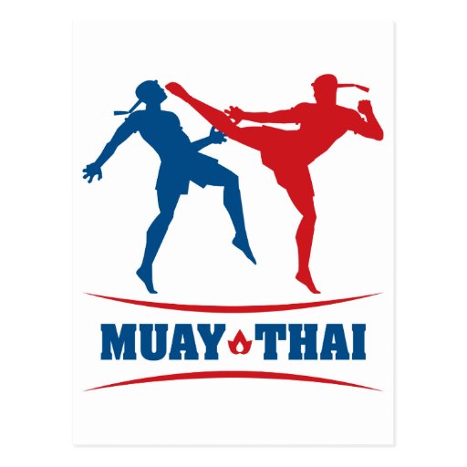 Muay Thai Postcard