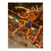 Muay Thai posters by richleedraws Muay Thai posters