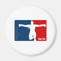 Muay Thai Refrigerator Magnets