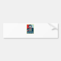 Mubarak GTFO! shirts Bumper Stickers