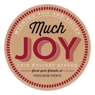 Much Joy Business Holiday Cards
