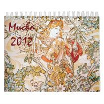 Mucha 2012 calendars