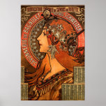 Mucha Art Nouveau Ladies Soap Poster