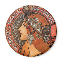 Mucha - Art Nouveau magnets