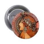 Mucha - Art Nouveau Pins