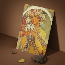 Mucha flowers business cards