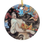 Mucha Christmas Ornament