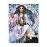 Mucha Postcard:   Alphonse Mucha - Slavia