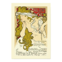 Mucha Poster: Salon des Cent posters by VintageCabaret Mucha Poster: Salon des Cent posters