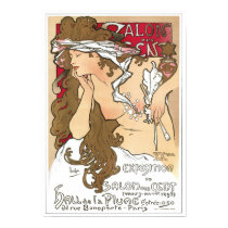 Mucha Poster: Salon des Cent posters by VintageCabaret Mucha Poster: Salon des Cent posters