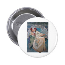 Mucha princess hyacinta lady blue dress buttons