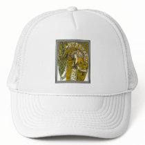 Mucha - Sarah Bernhardt - Gismonda hats by VintageCabaret Mucha - Sarah Bernhardt - Gismonda hats