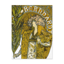 Mucha - Sarah Bernhardt - Gismonda postcards by VintageCabaret Mucha - Sarah Bernhardt - Gismonda postcards