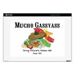 Mucho Gassyass Mexican Food Decal For 15" Laptop
