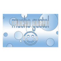 Mucho Gusto! Argentina Flag Colors Pop Art Rectangle Sticker