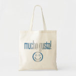 Mucho Gusto! Guatemala Flag Colors Tote Bag