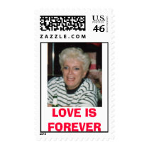 mucho, LOVE IS FOREVER postage