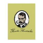 Mucho Mustacho - Zapata Post Card