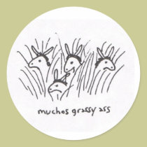 Muchos Grassy Ass sticker